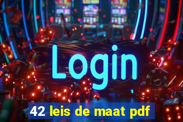 42 leis de maat pdf